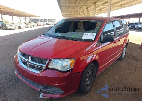 2016 Dodge Grand Caravan Se из США, поврежденный, VIN 2C4RDGBG6GR145106